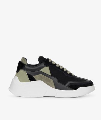 CERO NINE Impact P-705 sneakers | maat 45 | groen/zwart