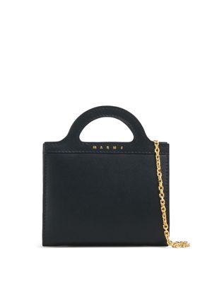 Marni portefeuille Tropicalia en cuir - Noir