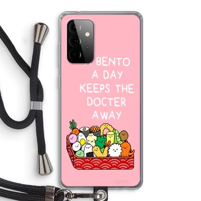 Bento a day: Samsung Galaxy A72 5G Transparant Hoesje met koord