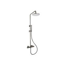 Doucheset Sanilux Rubb Opbouw Thermostatisch Rond Gunmetal Sanilux