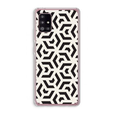 Crazy pattern: Samsung Galaxy A51 5G Transparant Hoesje