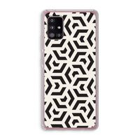 Crazy pattern: Samsung Galaxy A51 5G Transparant Hoesje