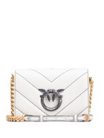 PINKO mini sac à bandoulière à motif chevrons - Blanc