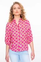 Geisha Blouse 53459-20 Blouse 10 Off-white Fuchsia