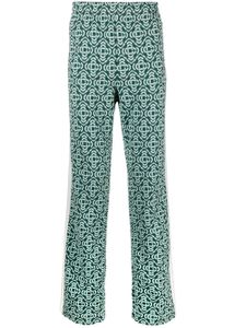 Casablanca pantalon de jogging à logo en jacquard - Vert