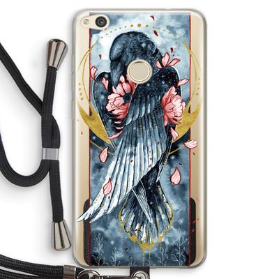 Golden Raven: Huawei Ascend P8 Lite (2017) Transparant Hoesje met koord