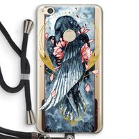 Golden Raven: Huawei Ascend P8 Lite (2017) Transparant Hoesje met koord