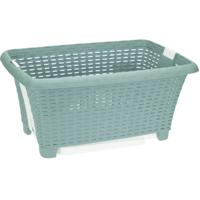 Wasmand op poten - 38L - groen - 60x40 cm - uitklapbare poten