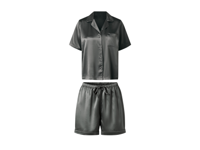 esmara Satijnen dames pyjama (Grijs, XL (48/50))