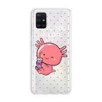 Love You A Lotl: Galaxy A51 4G Transparant Hoesje