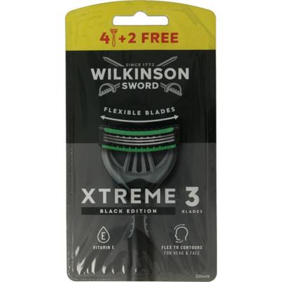 Wilkinson Xtreme III black edition 4+2 stuks