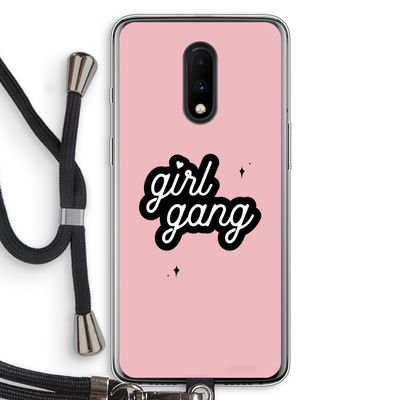 Girl Gang: OnePlus 7 Transparant Hoesje met koord