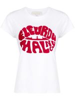 Fleur Du Mal t-shirt Fleur Lips en coton biologique - Blanc - thumbnail