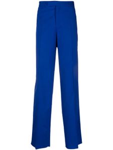 Versace pantalon de costume à coupe ample - Bleu