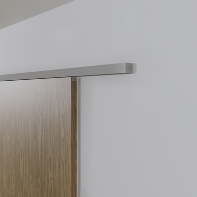 Xperta set 6m rail - alu - vloerplint - Enkele deur - Dubbel soft - opbouw Xperta set 6m rail - alu - vloerplint - Enkele deur - Dubbel soft - opbouw