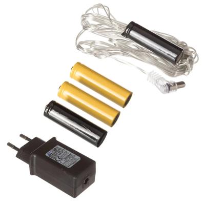 Batterijvervangers - voor 3 AA batterijen - Batterij Eliminator - batterij adapter