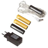 Batterijvervangers - voor 3 AA batterijen - Batterij Eliminator - batterij adapter