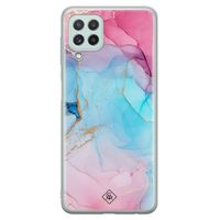 Samsung Galaxy A22 4G siliconen hoesje - Marble colorbomb