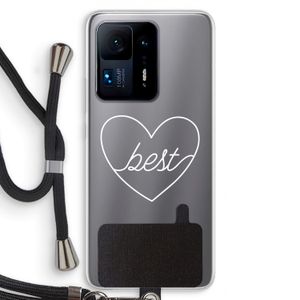 Best heart pastel: Xiaomi Mi Mix 4 Transparant Hoesje met koord