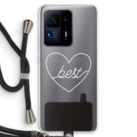 Best heart pastel: Xiaomi Mi Mix 4 Transparant Hoesje met koord