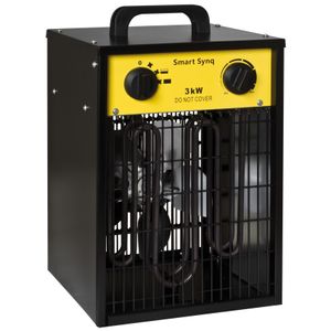 Ventilatorkachel 3000W 230V staand met thermostaat trappenloos