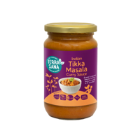 Terrasana Tikka masala curry saus 350 gram Terrasana Tikka masala curry saus 350 gram