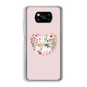 GRL PWR Flower: Xiaomi Poco X3 NFC Transparant Hoesje