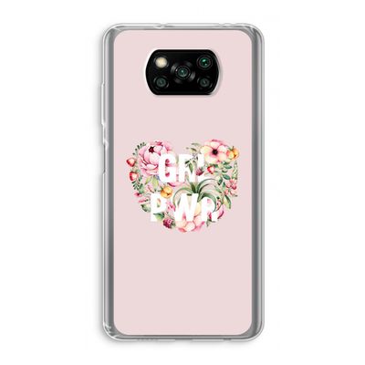 GRL PWR Flower: Xiaomi Poco X3 NFC Transparant Hoesje