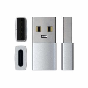 Satechi ST-TAUCS tussenstuk voor kabels USB-A USB-C Zilver