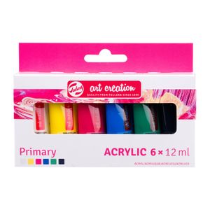 Acrylverf Talens Art Creation Primary set ÃƒÆ' 6 kleuren 12ml