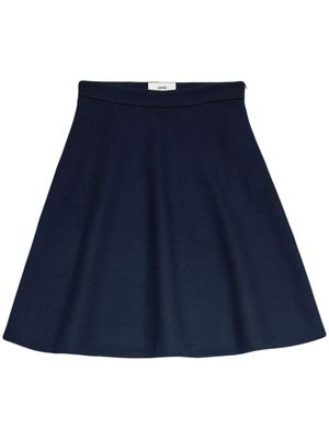 AMI Paris jupe trapèze - Bleu