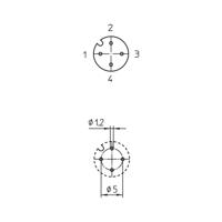 Lutronic 1228 Sensor/actuator inbouwconnector M12 Aantal polen (sensoren): 4 Bus, inbouw 1 stuk(s)