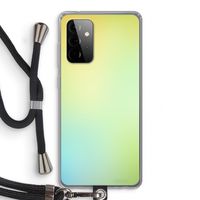 Minty mist pastel: Samsung Galaxy A72 5G Transparant Hoesje met koord