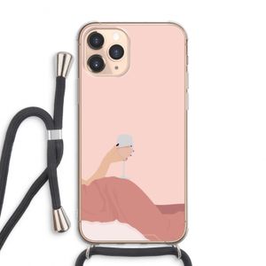 Wine: iPhone 11 Pro Max Transparant Hoesje met koord