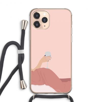Wine: iPhone 11 Pro Max Transparant Hoesje met koord
