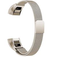 RVS magneet polsband voor FITBIT Alta grootte: klein 130-170mm (Champagne goud)