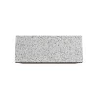 Storke Edge staand badmeubel 130 x 52 cm notenhout met Tavola enkel of dubbel wastafelblad in mat wit/zwart terrazzo