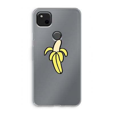 Banana: Google Pixel 4a Transparant Hoesje