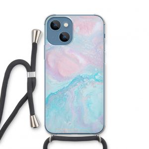 Fantasie pastel: iPhone 13 mini Transparant Hoesje met koord
