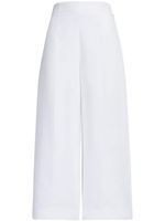 Marni pantalon ample à coupe crop - Blanc