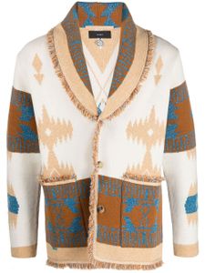 Alanui cardigan Icon en jacquard - Tons neutres