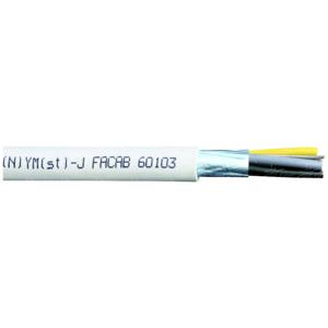 Faber Kabel 020310 Installatiekabel (N)YM(St)-J 5 x 1.5 mm² Grijs per meter