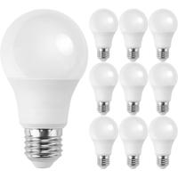 Energiezuinige LED Lampen 10-Pack - E27 Fitting - 8W - 4000K Natuurlijk Wit
