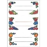 HERMA Kitchen labels 76x35mm berry arrangements 4 sheets etiket 4 stuk(s)