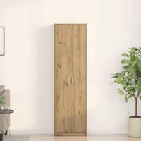 Kledingkast met plank artisanaal eikenkleurig 55 x 25 x 189 cm