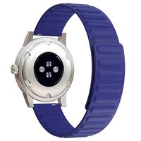 Samsung Galaxy Watch4/Watch4 Classic/Watch5/Watch6 Magnetische Siliconen Sportband - Blauw