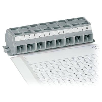 WAGO 210-333/1200-103 Opschriftstroken zelfklevend Wit 1 stuk(s)