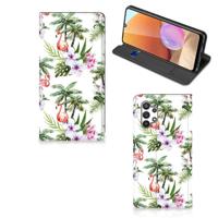 Samsung Galaxy A32 4G | A32 5G Enterprise Editie | Hoesje maken | Flamingo Palms