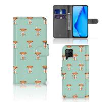 Huawei P40 Lite | Telefoonhoesje | Met pasjeshouder | Pups