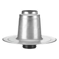 Dubbelwandige Plakplaat Ø090/100mm